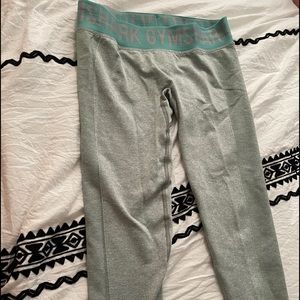 Gymshark leggings- light blue/teal, brand new!